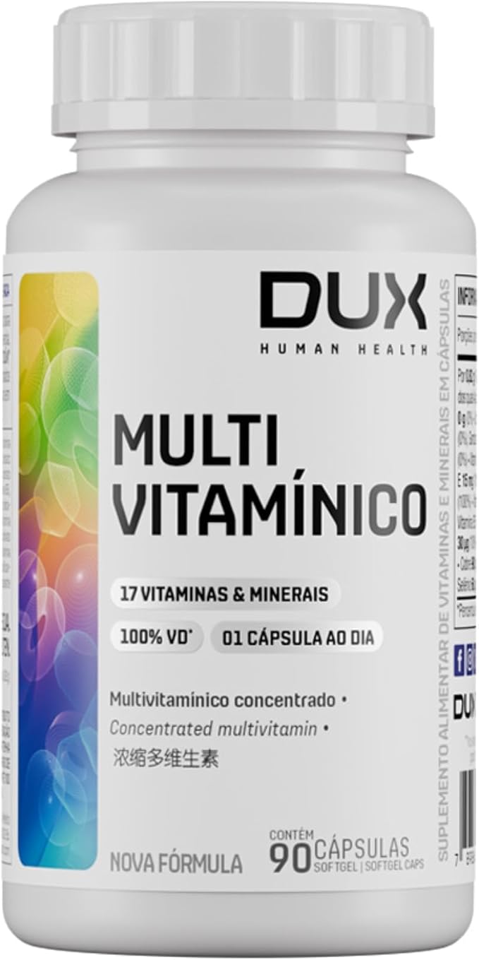 Multivitamínico DUX com Biotina para fortalecimento dos cabelos