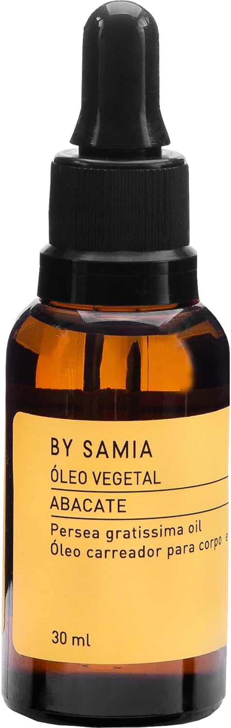 Óleo de abacate vegetal By Samia para nutrição intensa dos fios