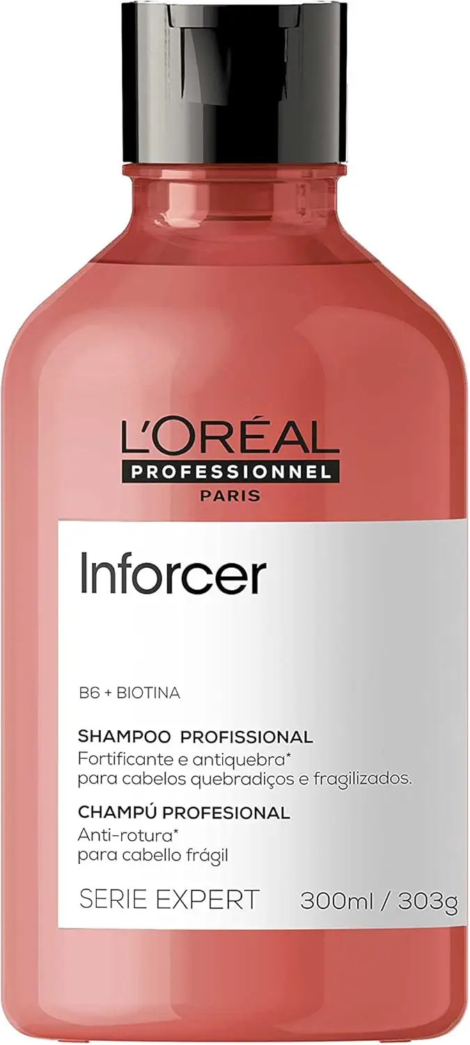 Shampoo profissional L'Oréal Inforcer com Biotina